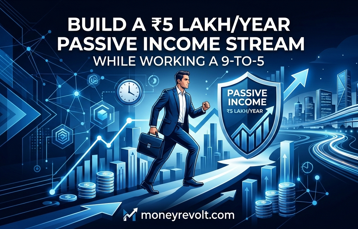 How to Build a ₹5 Lakh/Year Passive Income Stream While Working a 9-to-5