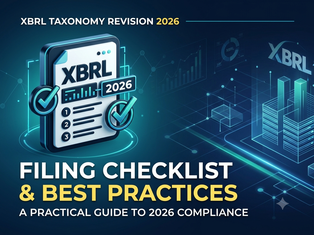 XBRL Taxonomy Revision 2026: A Practical Filing Checklist