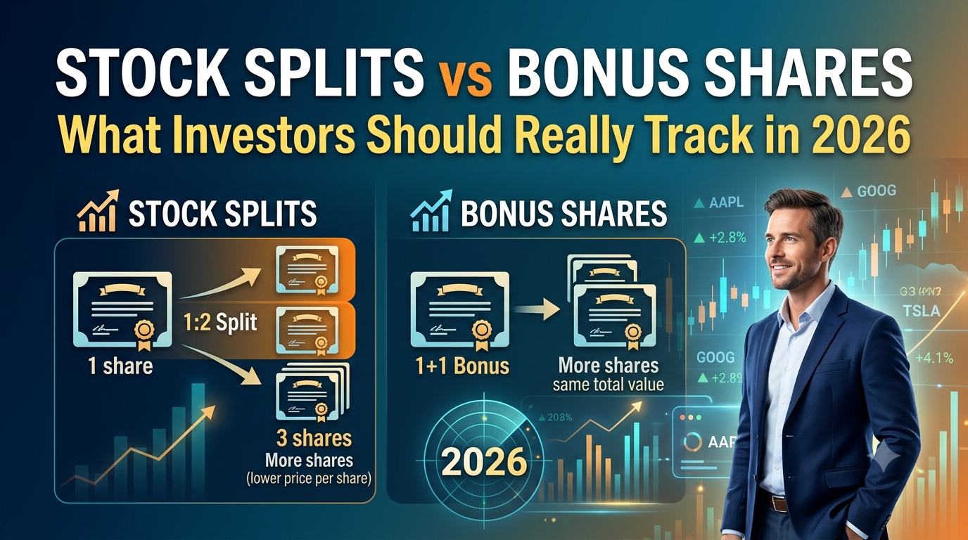 Stock Splits vs Bonus Shares: What Investors Should Really Track in 2026