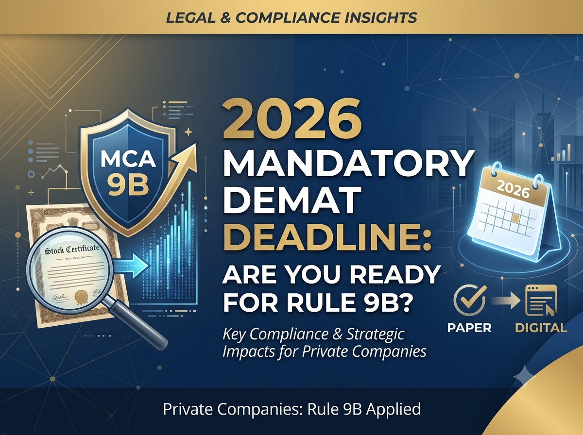 Mandatory Dematerialisation for Private Companies: Does Rule 9B Apply to Your Company in 2026?