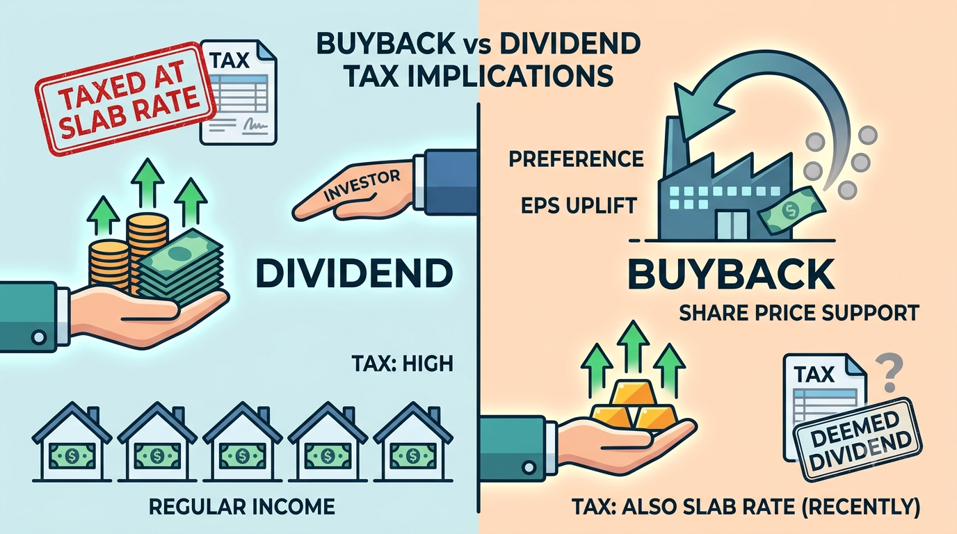 Buyback vs Dividend: Tax Implications Every Investor Should Know